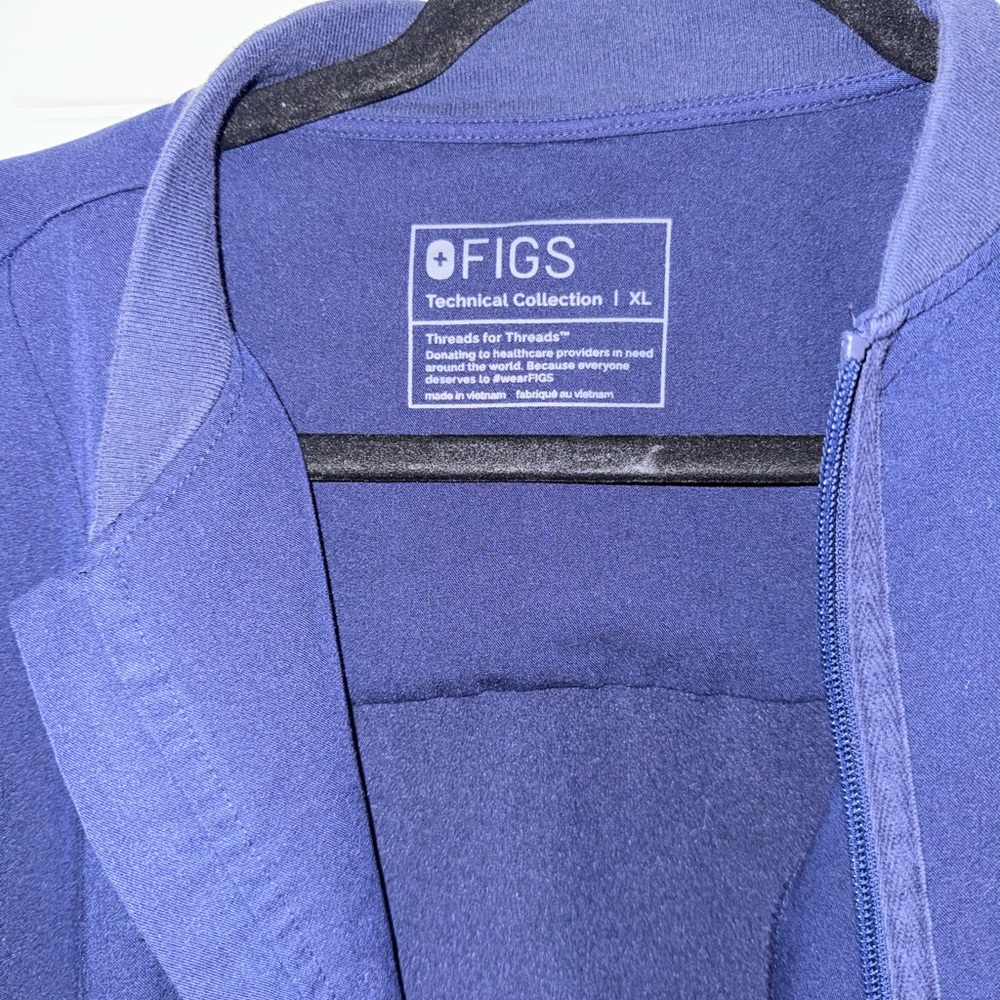 Figs Deep Blue Technical Jacket - image 2